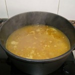 sopa de lentejas con naranja