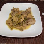 Cerdo-agridulce-con-champiñones