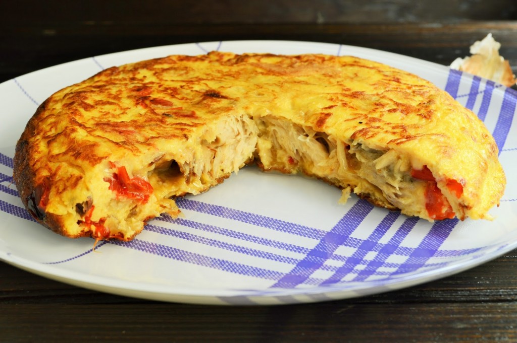 DETALLE TORTILLA CABALLA CON VEGETALES