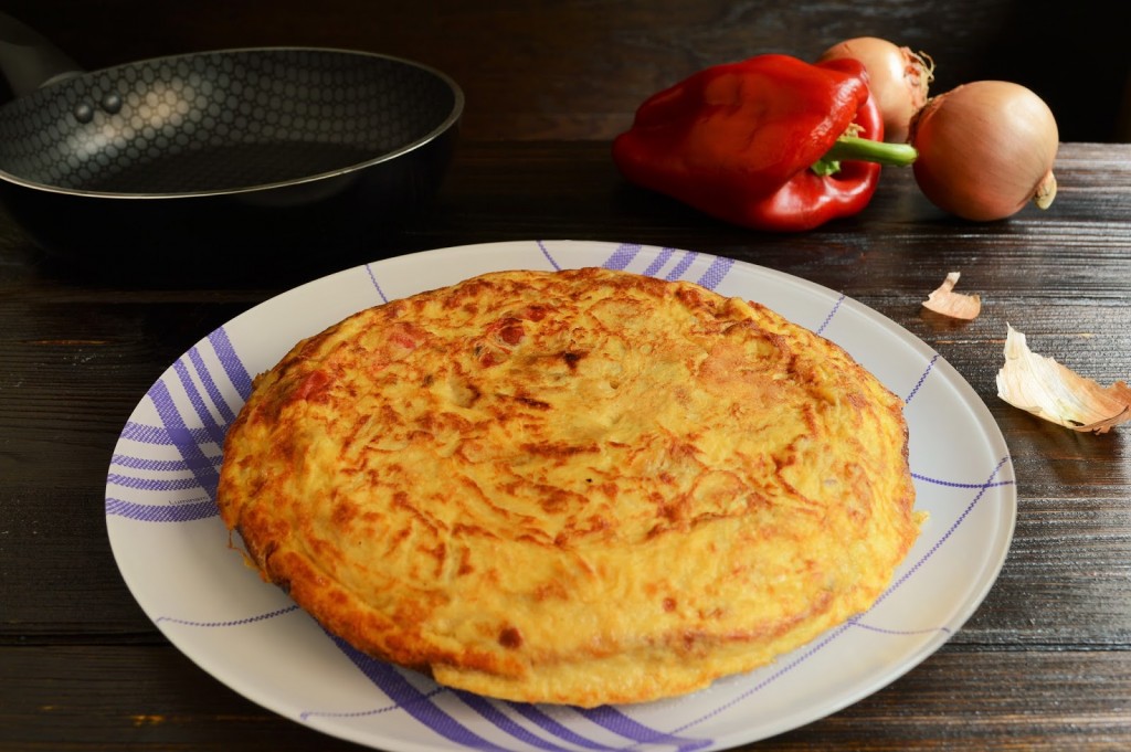 TORTILLA CABALLA CON VEGETALES