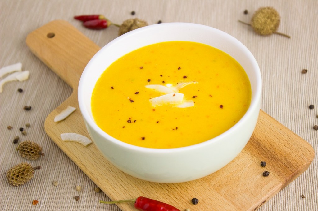 preparación crema verduras