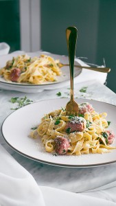 sausage-carbonara