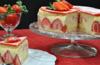 Receta de Tarta Fraisier