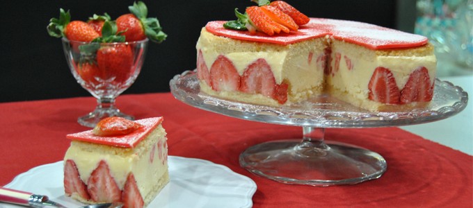 Receta de Tarta Fraisier