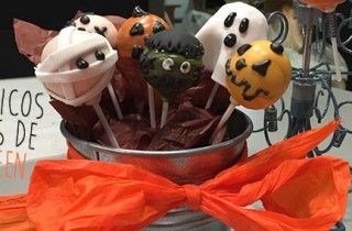 Receta de cakepops de Halloween