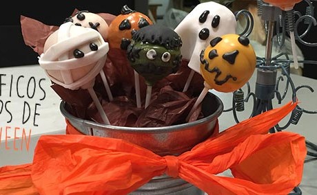 Receta de cakepops de Halloween