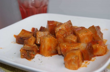 Papada con tomate picante