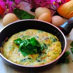 frittata espinacas