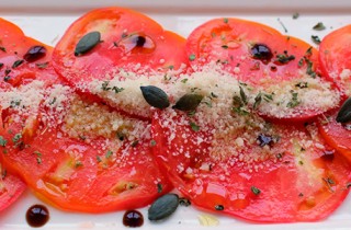 receta carpaccio tomate